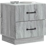  Noćni ormar Siva sonoma 43 x 34,5 x 44,5 cm Konstruirano drvo | shoptok.hr