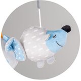 Chipolino glazbeni vrtuljak za krevetić Happy Elephant Blue | shoptok.hr