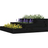  Sadilica crna 78x78x27 cm od masivne borovine | shoptok.hr