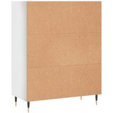  Regal za knjige sjajni bijeli 69,5x32,5x90 cm konstruirano drvo | shoptok.hr