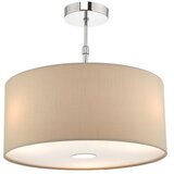  Där Lighting RON6529 - Luster na sajli RONDA 1xE27/60W/230V crna/bež | Eponuda.com