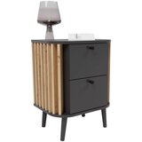 Premium Living Nočna Omarica Pure, Siva Cene