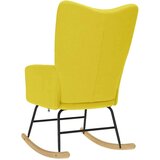  Stolica za ljuljanje svijetložuta od tkanine | shoptok.hr