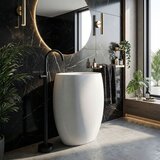 REA Bath Slavina za umivaonik Rea Lungo Black | shoptok.hr