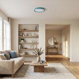  Brilagi-LED prigušiva svetiljka MATTEO LED/48W/230V 3000-6500K, prečnik 41 cm, tirkizna + daljinski upravljač | Eponuda.com