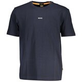 BOSS Orange Majica 'Chup' mornarsko plava / svijetlonarančasta / bijela | shoptok.hr