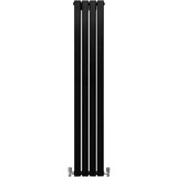 Monster dizajnerski ploski radiatorji matt black 1600 mm x 280 mm, (21569938) | Shoptok.si