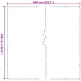  Pokrov za biljke *Transparent*an 5 x 6 m PE | shoptok.hr