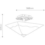 flambeau star-f-s-ds - stropna svetiljka star 2xE27/40W/230V zlatna | Eponuda.com