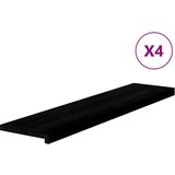 vidaXL Gazišta stepenice 4 kom tamnosmeđi 110x30x2 cm masivna hrast | shoptok.hr