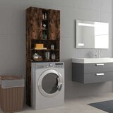 Ormarić za perilicu rublja boja dimljenog hrasta 64x25 5x190 cm | shoptok.hr