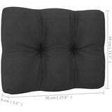  Kutna vrtna sofa s antracit jastucima od masivne borovine | shoptok.hr