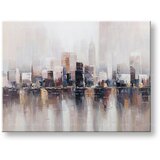  Naslikana slika na platnu metropola 1-delna YOBCWFCT045 - 120x90 cm Cijene