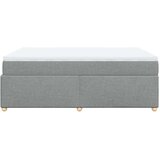vidaXL Krevet s oprugama i madracem svjetlosivi 140x190 cm od tkanine | shoptok.hr