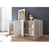 MID.YOU ŠIROKA KOMODA, bela, visoki sijaj | Shoptok.si