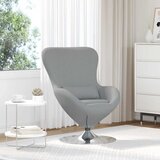  Jajolika fotelja Svijetlo siva 63 x 73 x 90 cm tkanina | shoptok.hr