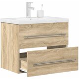  2-dijelni set kupaonskog namještaja boja hrasta sonome drveni Smeđa 60 x 38.5 x 48 cm | Shoptok.si