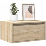 vidaXL Zidni noćni ormarić s LED svjetlima boja hrasta sonome | shoptok.hr
