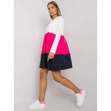 RUE PARIS Dress-RV-SK-7188.83P-Fuchsia | Shoptok.si