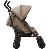  Otroški voziček za dvojčke taupe jeklen, (20802358) | Shoptok.si