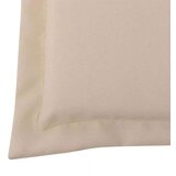  Jastuk za vrtnu klupu krem 180 x 50 x 3 cm od tkanine Oxford | shoptok.hr