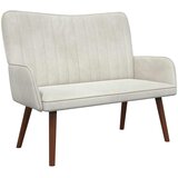 SOFA za dvije osobe Krem 115 x 61 x 87 cm Baršun | shoptok.hr