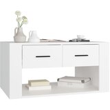  Stolić za kavu bijeli 80 x 50 x 40 cm od konstruiranog drva | shoptok.hr