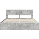  Krevetna konstrukcija s ladicama Betonski sivi 180 x 200 cm Siva 210 x 183 x 90 cm | Shoptok.si