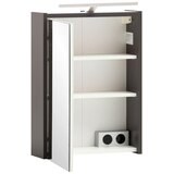 Stylife Omara Z Ogledalom Katta, Antracit, Osvetlitev | Shoptok.si