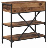  Konzolna stolica s ladicama Smeđa 75 x 34,5 x 75 cm boja drva | shoptok.hr