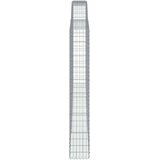  Lučne gabionske košare 3 kom 400x30x200/220cm pocinčano željezo | shoptok.hr
