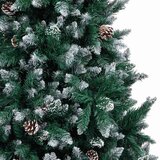 vidaXL Umestno božično drevo Zelena 210 cm PVC, jeklo in plastika | Shoptok.si