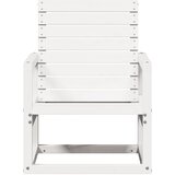  Vrtna stolica bijela 57,5 x 63 x 76 cm od masivne borovine | shoptok.hr