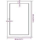  Kupaonska radna ploča 40x60x(2-6) cm netretirano masivno drvo | shoptok.hr
