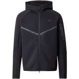 Nike Sweater majica 'TECH FLEECE' tamo siva / crna Cijene