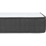 vidaXL Krevet od tkanine s oprugama tamnosivi 200 x 200 cm | shoptok.hr