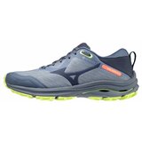 Mizuno wave rider gtx, ženske &scaron;portne superge, vintage indigo/neo lime - 37, (21505987) cene