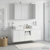  Set ormarića za kupaonicu 4 kom. Bijela Konstruirano drvo | shoptok.hr