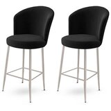 Hanah home set barskih stolica Fora, 2 komada, Crni | ePonuda.com