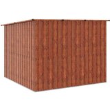  Drvarnica za bicikle 3 pcs Smeđa 215 x 206 x 157 cm Metal | shoptok.hr