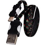  Podatkovni data kabel - računalniški polnilec - micro USB - LED - črni u