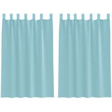 vidaXL Voile zavese z zankami 2 kosa turkizne 140x175 cm, (5000297560) | Shoptok.si