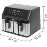 Dupla friteza HGAF29, 2 x 4.5l, 2000W, crna | Eponuda.ba