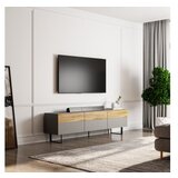 Hanah home tv polica sign grey oak Cene