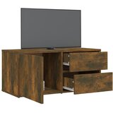 TV ormarić boja dimljenog hrasta 80x34x36 cm konstruirano drvo | shoptok.hr