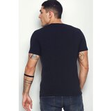 Dewberry T9569 BICYCLE COLLAR MEN'S T-SHIRT-NAVY BLUE | shoptok.hr