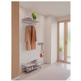 Zone Denmark Svijetlo siva željezna zidna vješalica s policom 11,5 cm A-Hallway – | shoptok.hr