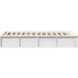  Krevetna konstrukcija Bijelo 90 x 190 cm Čvrsto borovo drvo | shoptok.hr