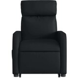 vidaXL Električni masažni naslonjač na podizanje od umjetne kože crni | shoptok.hr