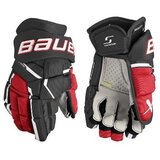 Bauer Hokejske rokavice Supreme Mach - Intermediate, črno-rdeče, vel.: 13.0, (20692252) | Shoptok.si